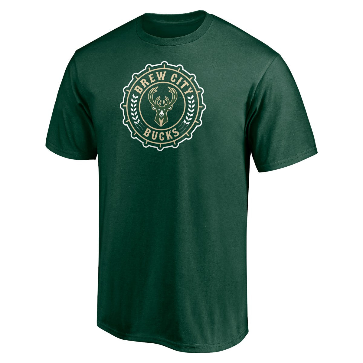 Hunter Green Milwaukee Bucks Push Ahead T-Shirt | NBA