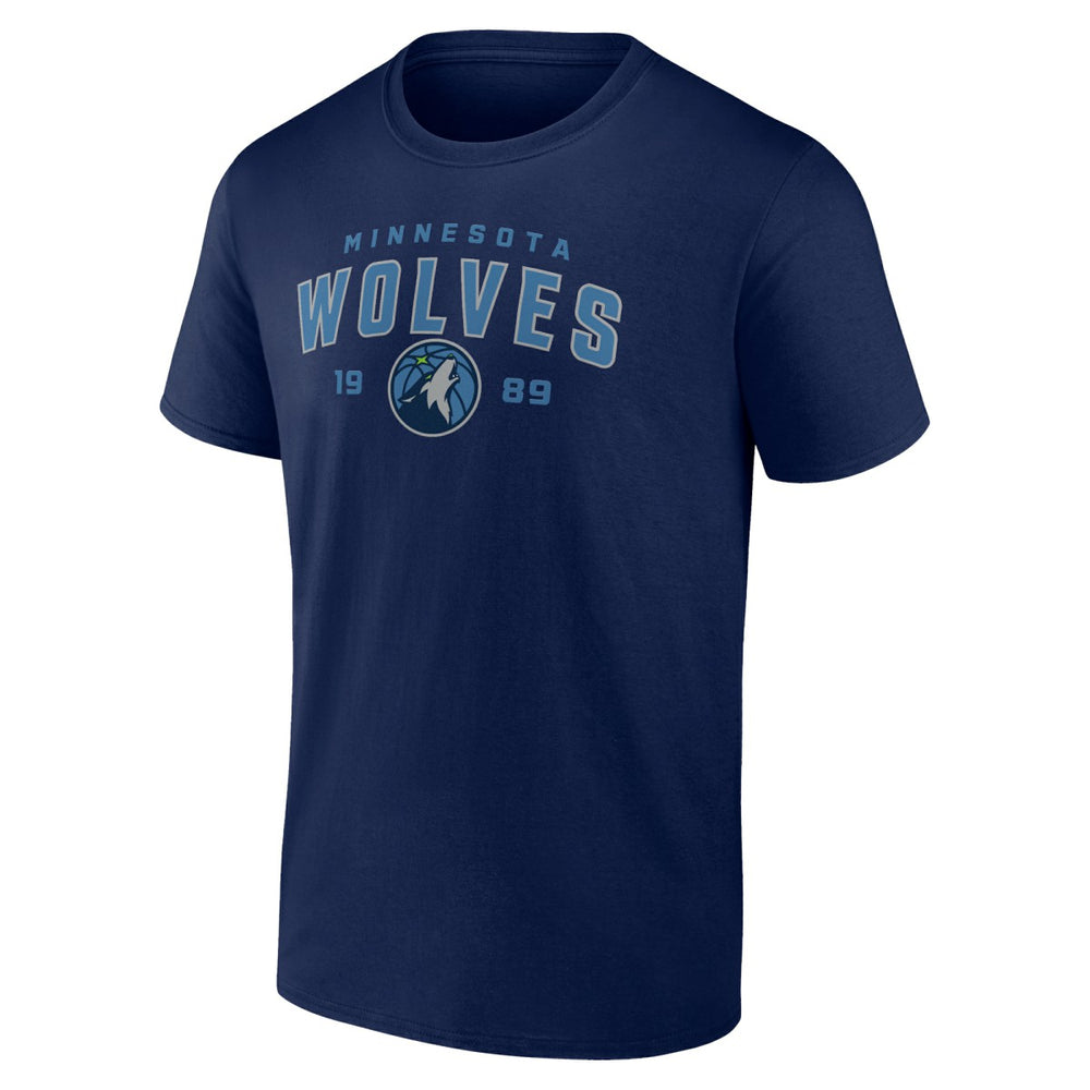Navy Minnesota Timberwolves Rebel Logo T-Shirt | NBA