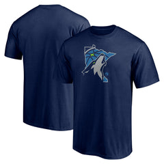 Navy Minnesota Timberwolves Push Ahead T-Shirt | NBA