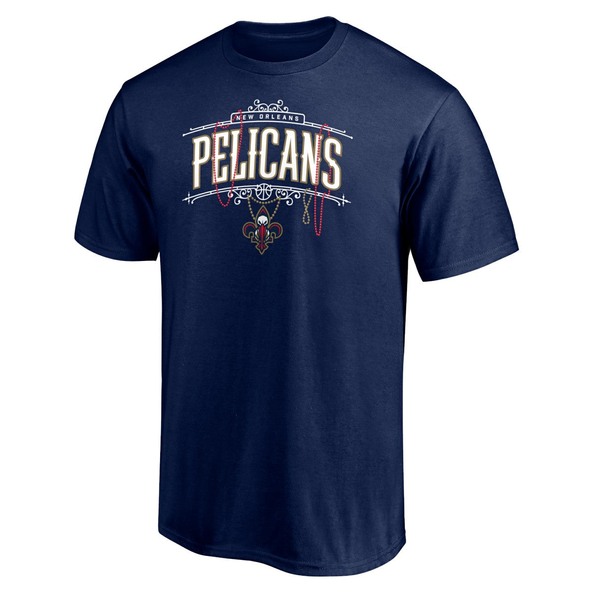 Navy New Orleans Pelicans Push Ahead T-Shirt | NBA