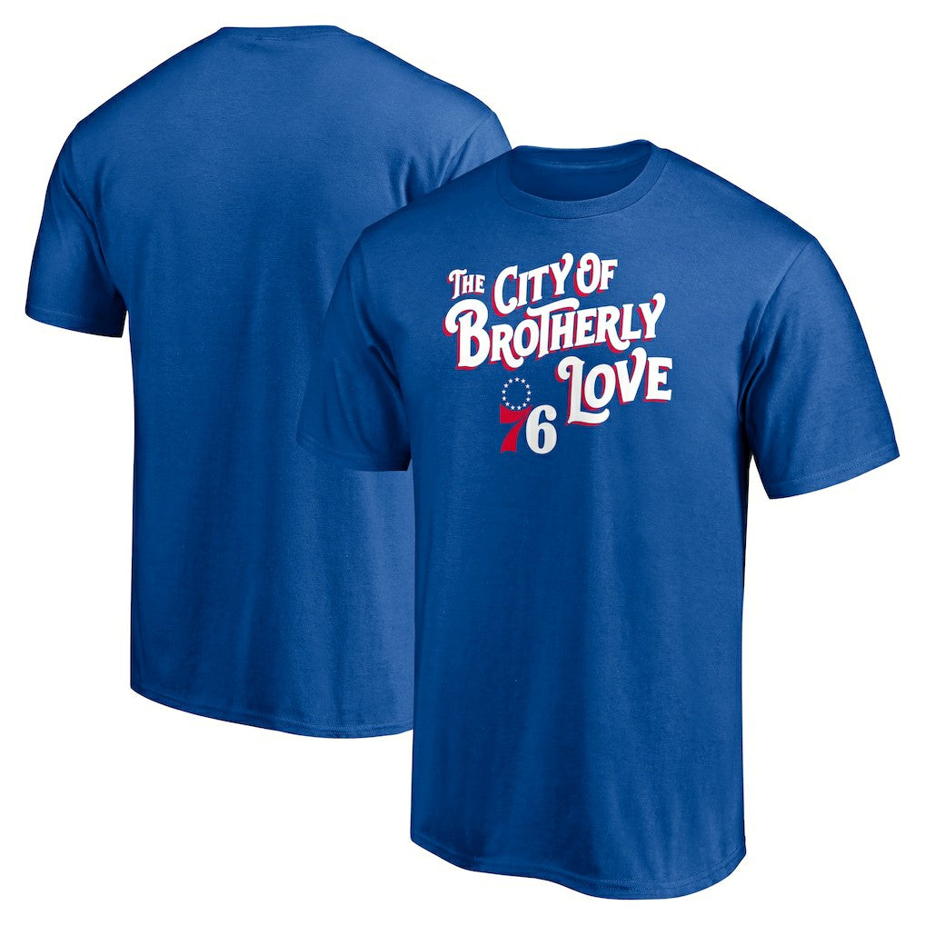 Royal Philadelphia 76ers Push Ahead T-Shirt | NBA