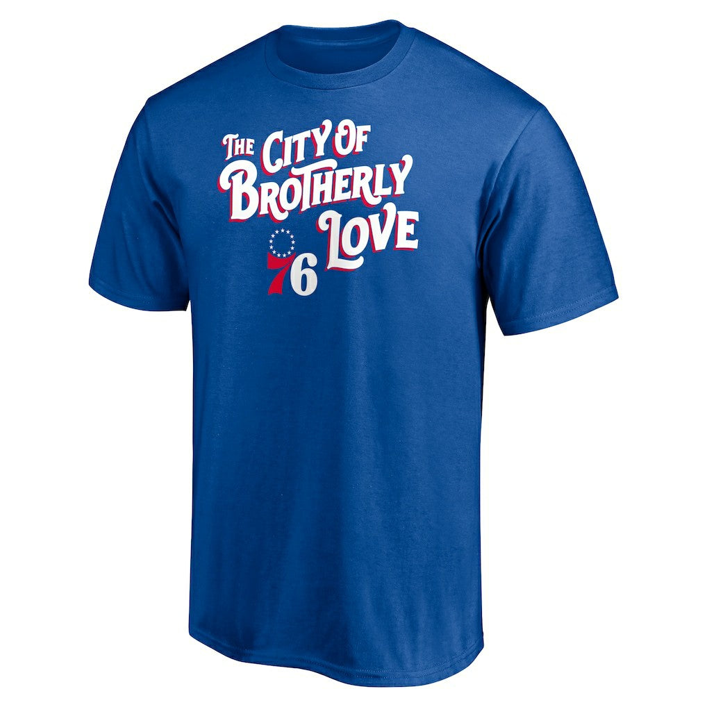 Royal Philadelphia 76ers Push Ahead T-Shirt | NBA