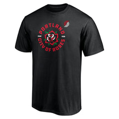 Black Portland Trail Blazers Push Ahead T-Shirt | NBA
