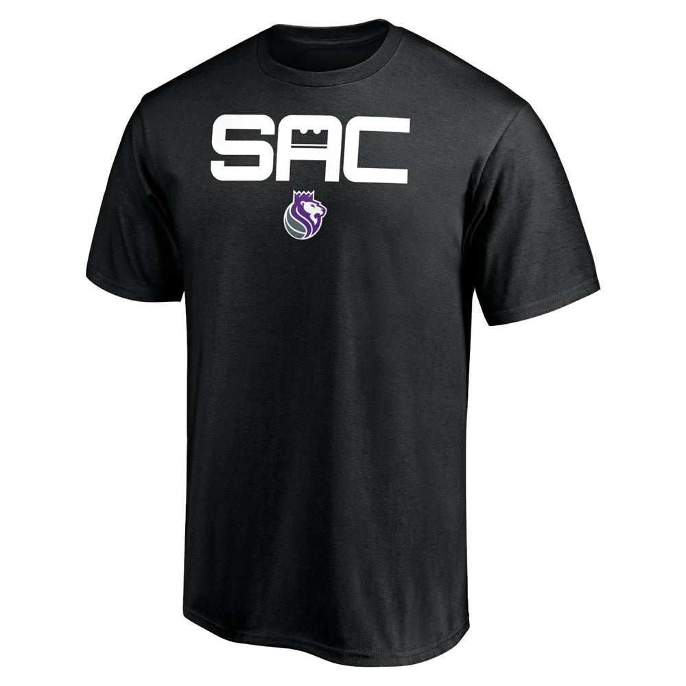 Black Sacramento Kings Push Ahead T-Shirt | NBA
