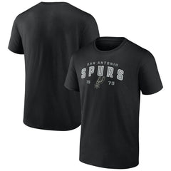 Black San Antonio Spurs Rebel Logo T-Shirt | NBA