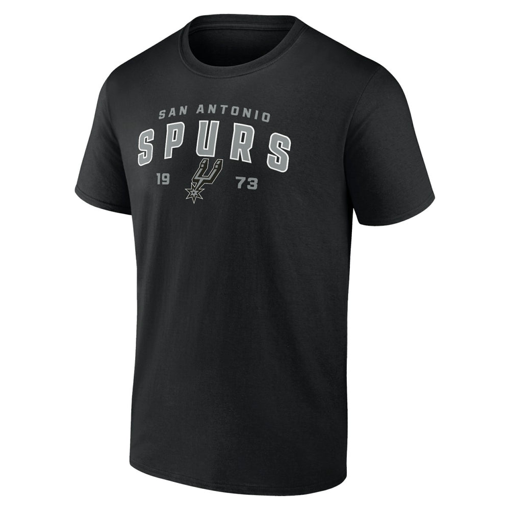 Black San Antonio Spurs Rebel Logo T-Shirt | NBA