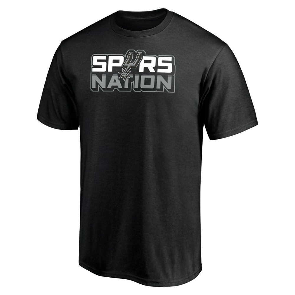 Black San Antonio Spurs Push Ahead T-Shirt | NBA