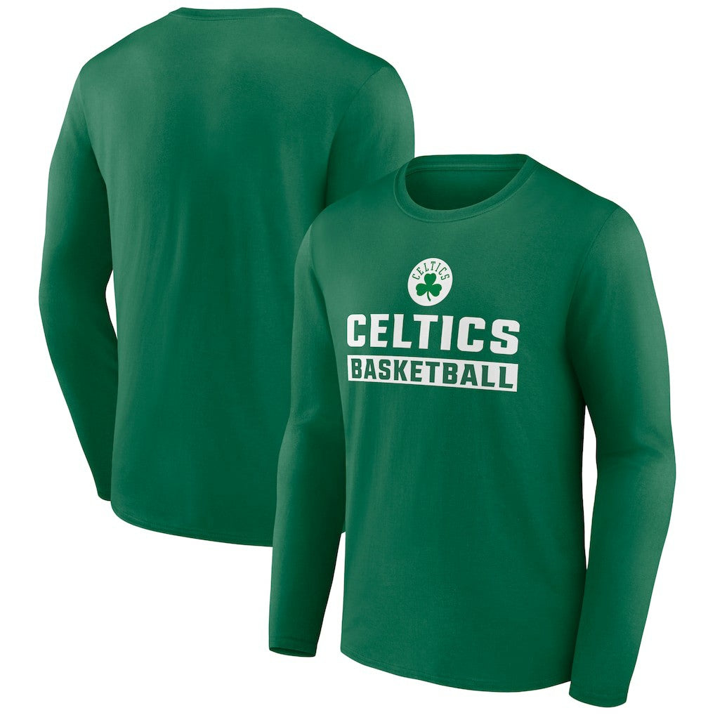 Green Boston Celtics Let's Go Long Sleeve T-Shirt | NBA