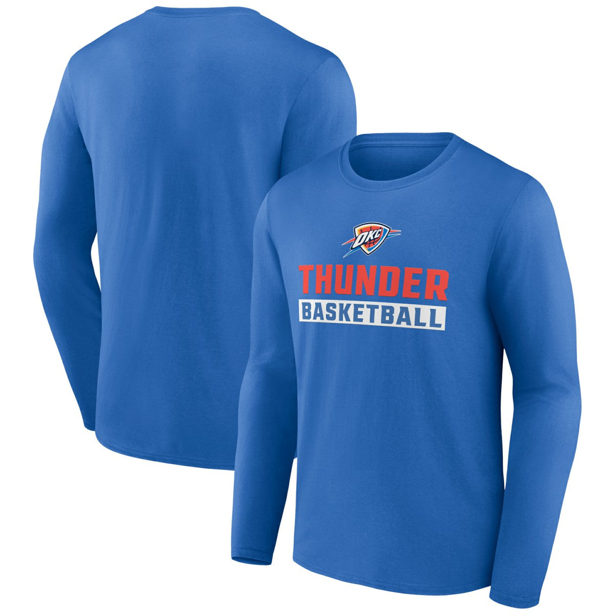 Blue Oklahoma City Thunder Let's Go Long Sleeve T-Shirt | NBA