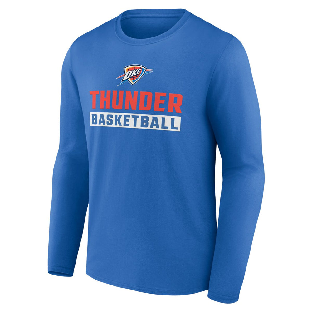 Blue Oklahoma City Thunder Let's Go Long Sleeve T-Shirt | NBA