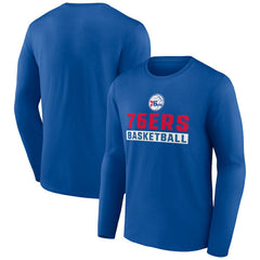 Royal Philadelphia 76ers Let's Go Long Sleeve T-Shirt | NBA