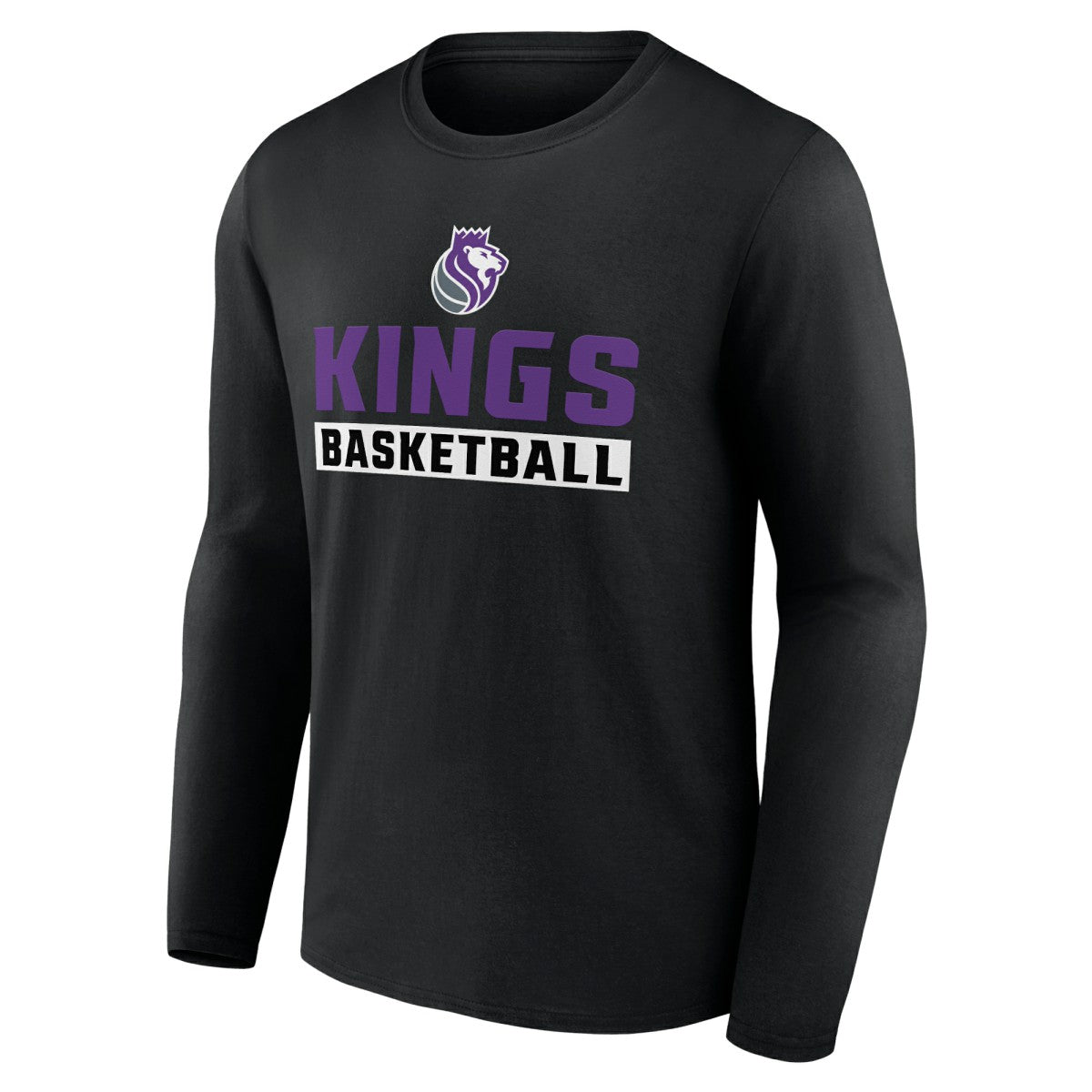 Black Sacramento Kings Let's Go Long Sleeve T-Shirt | NBA