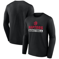 Black Toronto Raptors Let's Go Long Sleeve T-Shirt | NBA