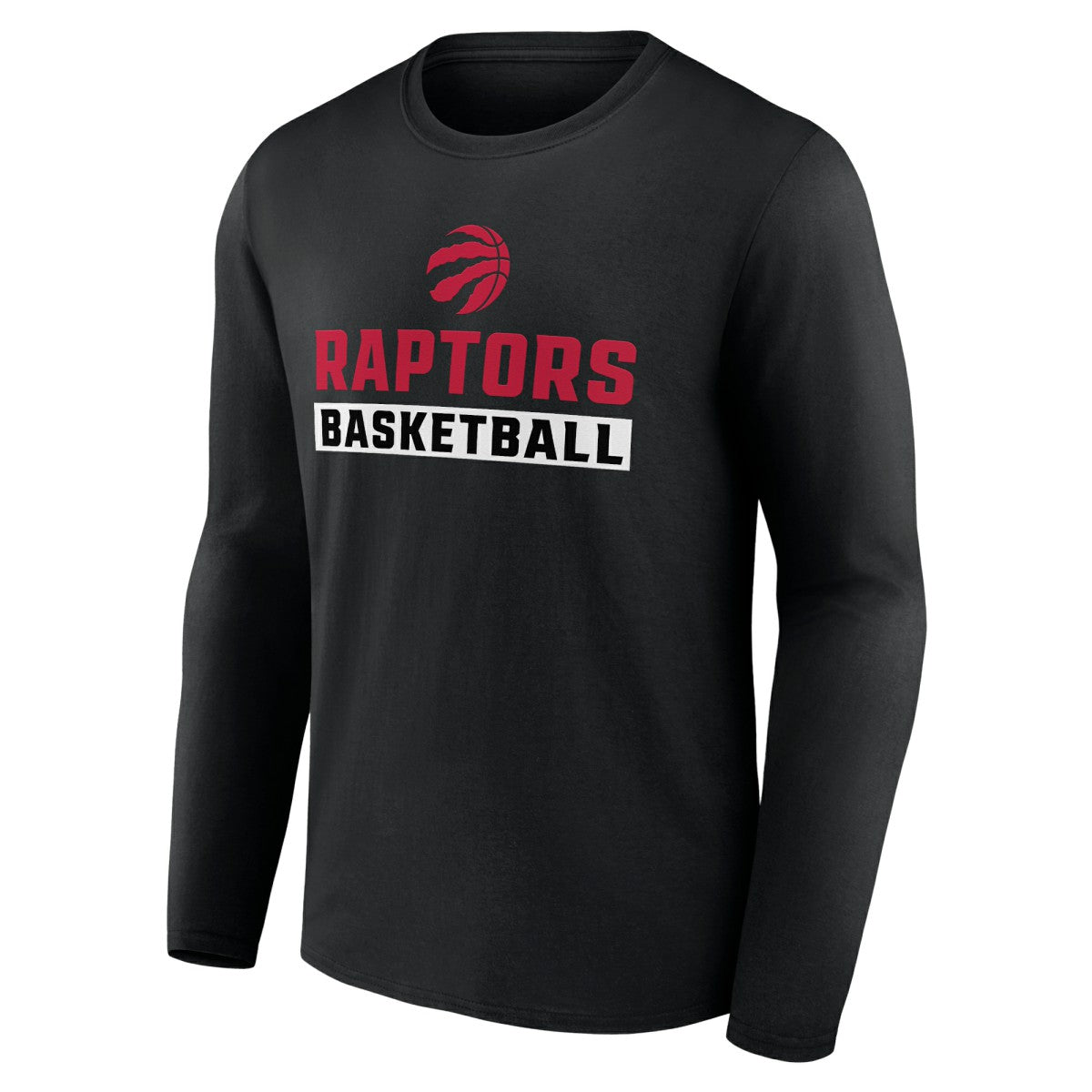 Black Toronto Raptors Let's Go Long Sleeve T-Shirt | NBA