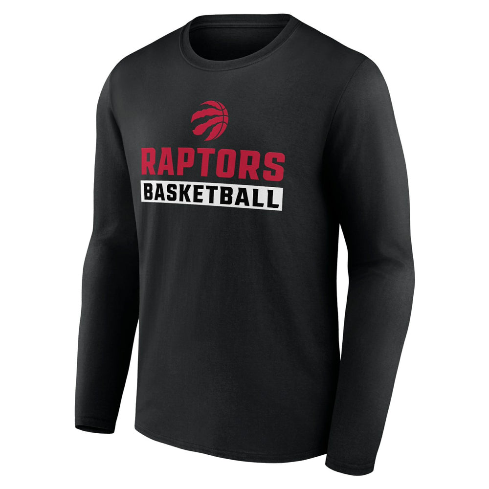 Black Toronto Raptors Let's Go Long Sleeve T-Shirt | NBA