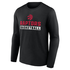 Black Toronto Raptors Let's Go Long Sleeve T-Shirt | NBA