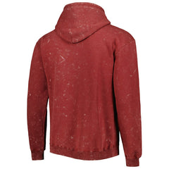 Red Chicago Bulls The Wild Collective Unisex Tonal Acid Wash Pullover Hoodie | NBA