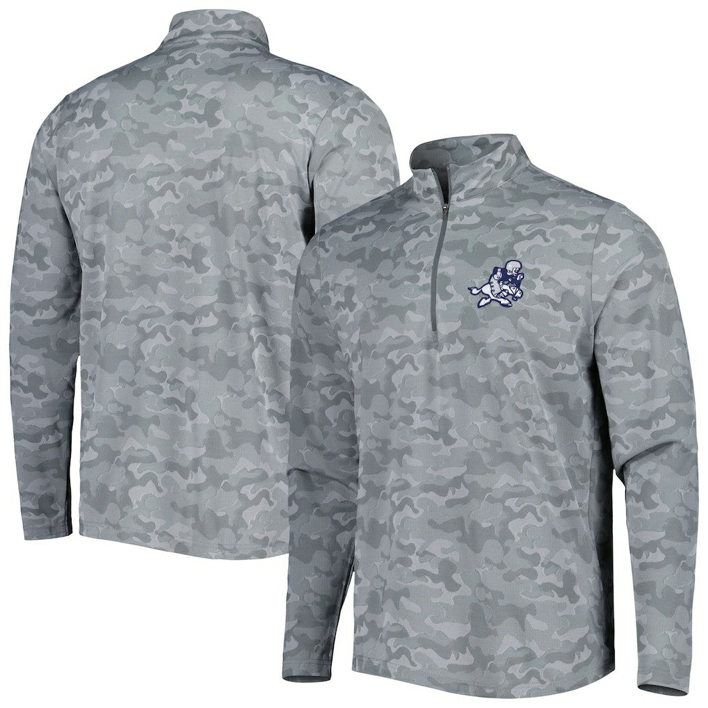 Dallas Cowboys Antigua Brigade Throwback Quarter-Zip Top | NFL Outlet