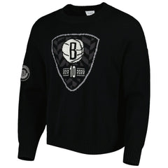 Black Brooklyn Nets AUTHMADE 10th Anniversary Pullover Sweater | NBA