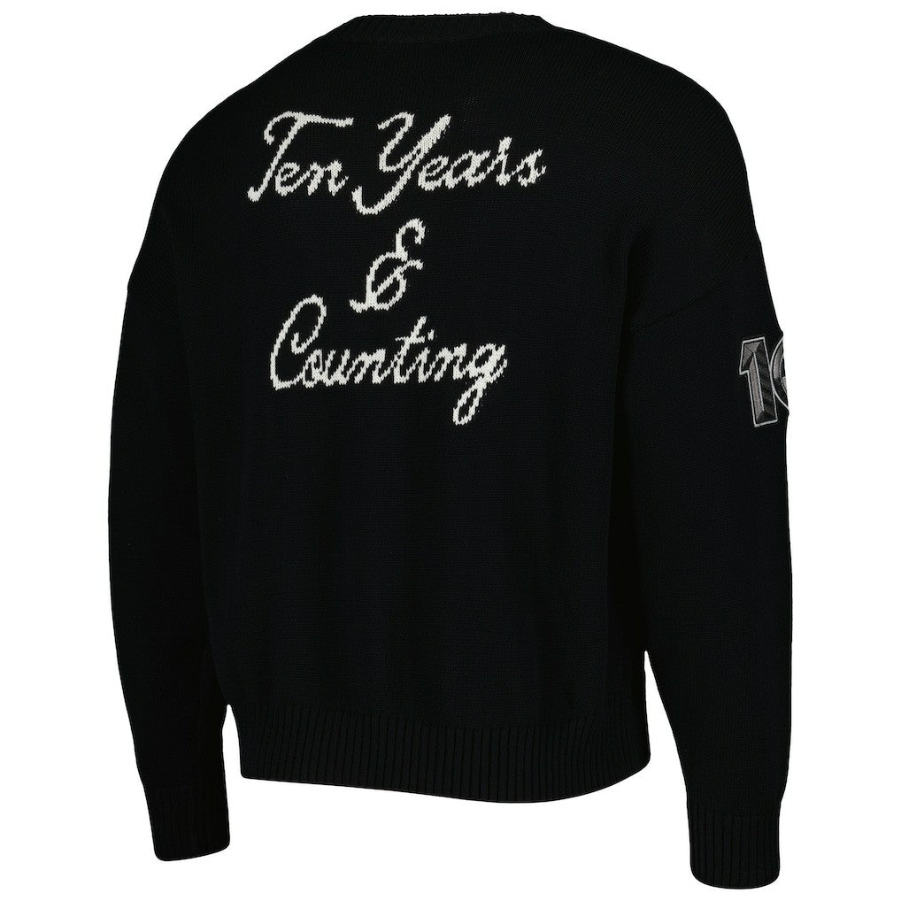 Black Brooklyn Nets AUTHMADE 10th Anniversary Pullover Sweater | NBA