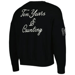 Black Brooklyn Nets AUTHMADE 10th Anniversary Pullover Sweater | NBA