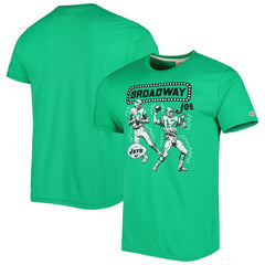 New York Jets Joe Namath  Homage Unisex Unisex Caricature Retired Player Tri-Blend T-Shirt | NFL Hot
