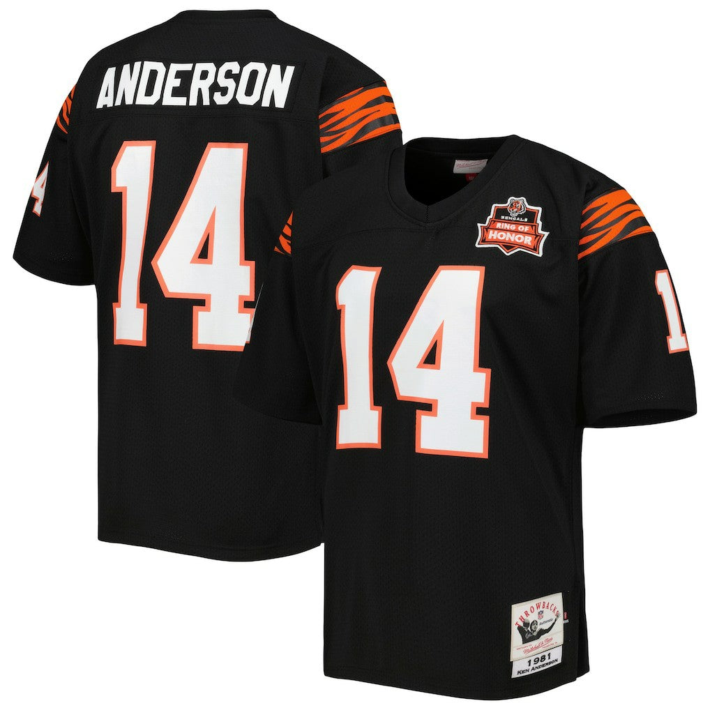 Cincinnati Bengals Ken Anderson  1981 Authentic Throwback Retired Player Jersey | NFL New