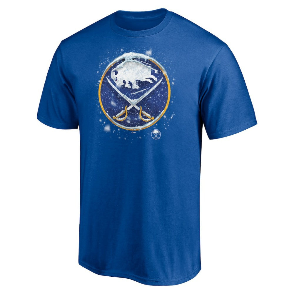 Buffalo Sabres Snow Logo T-Shirt -  NHL T-shirts
