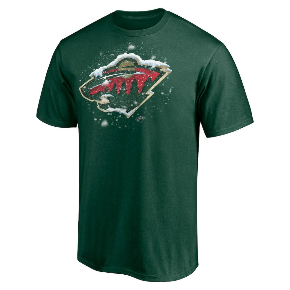 Minnesota Wild Snow Logo T-Shirt -  NHL T-shirts