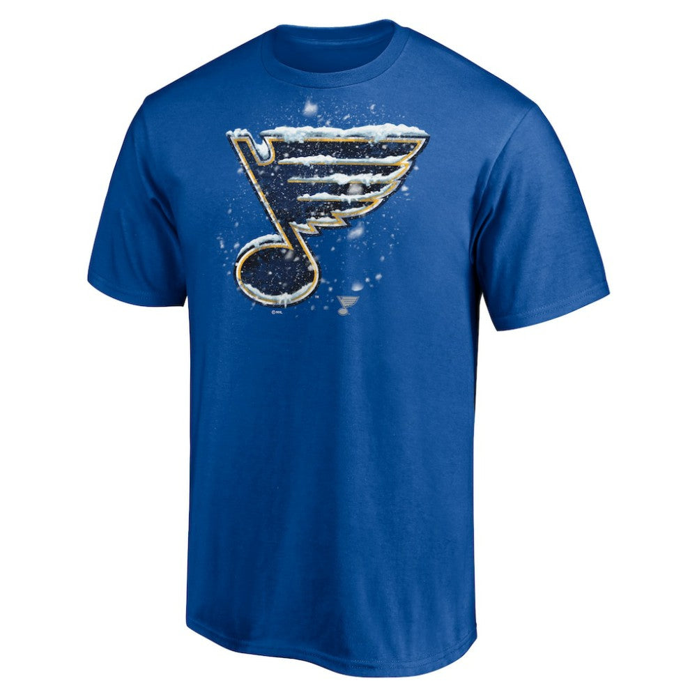 St. Louis Blues Snow Logo T-Shirt -  NHL T-shirts