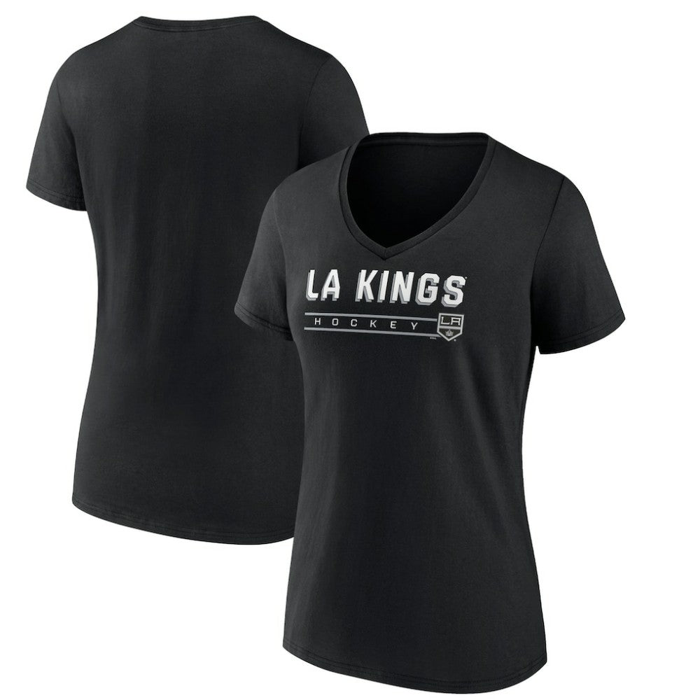 Los Angeles Kings Women's Primary Play V-Neck T-Shirt -  NHL T-shirts