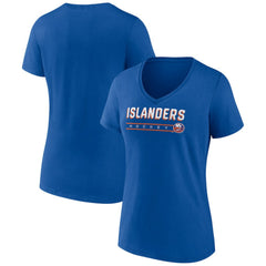 New York Islanders Women's Primary Play V-Neck T-Shirt -  NHL T-shirts