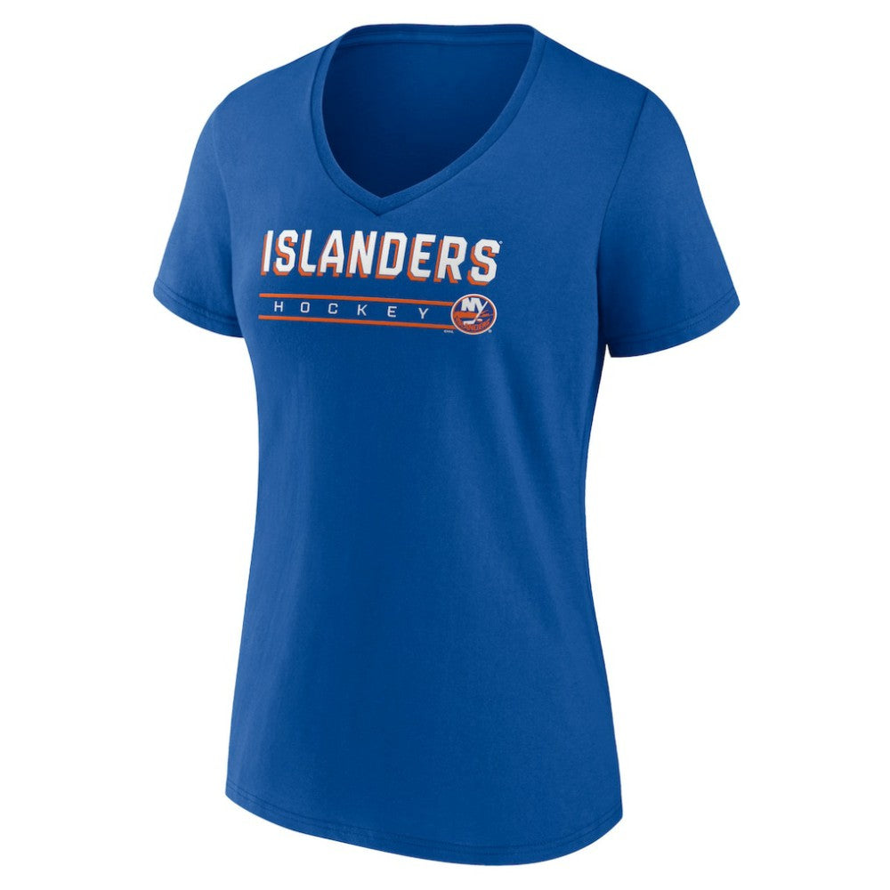 New York Islanders Women's Primary Play V-Neck T-Shirt -  NHL T-shirts