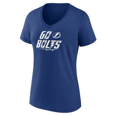 Tampa Bay Lightning Women's Active Edge V-Neck T-Shirt -  NHL T-shirts