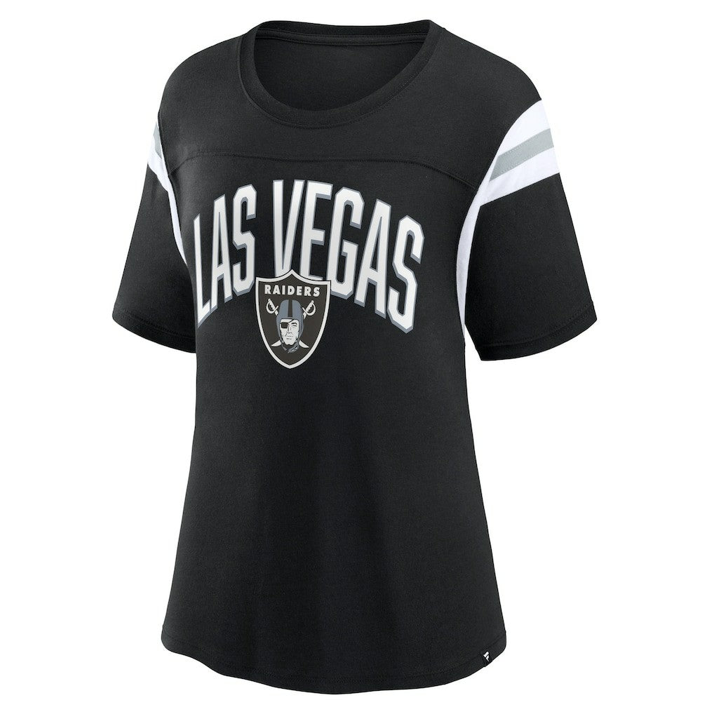 Las Vegas Raiders Women's Earned Stripes T-Shirt | NFL Online