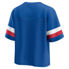 Buffalo Bills Women's Established Jersey Cropped V-Neck T-Shirt | NFL Near me
