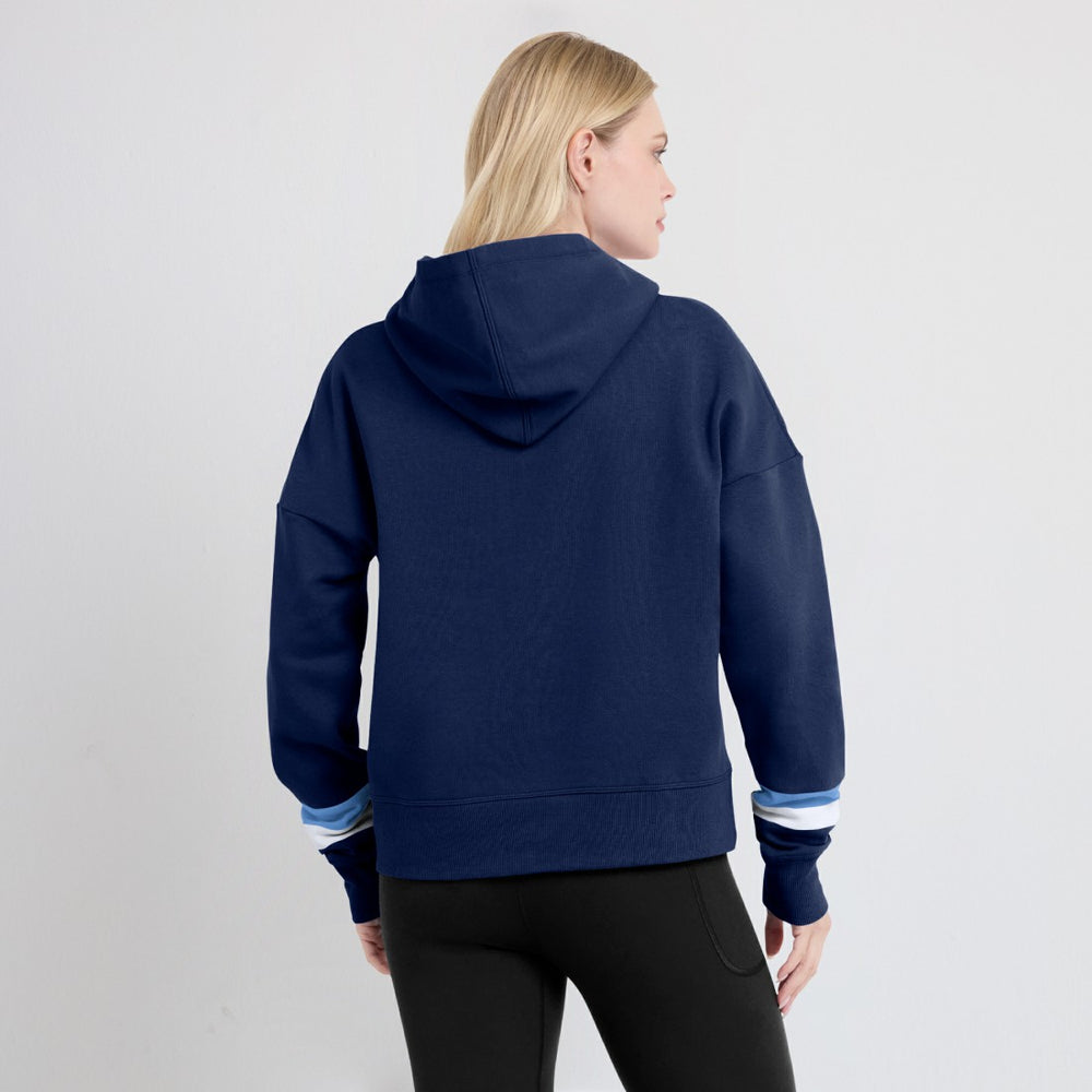 Tennessee Titans Women's Over Under Pullover Hoodie | NFL Near me