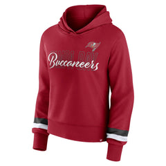 Tampa Bay Buccaneers Women's Over Under Pullover Hoodie | NFL Discount