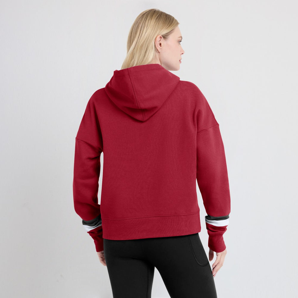 Tampa Bay Buccaneers Women's Over Under Pullover Hoodie | NFL Discount