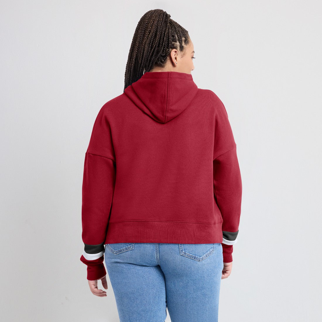 Tampa Bay Buccaneers Women's Over Under Pullover Hoodie | NFL Discount