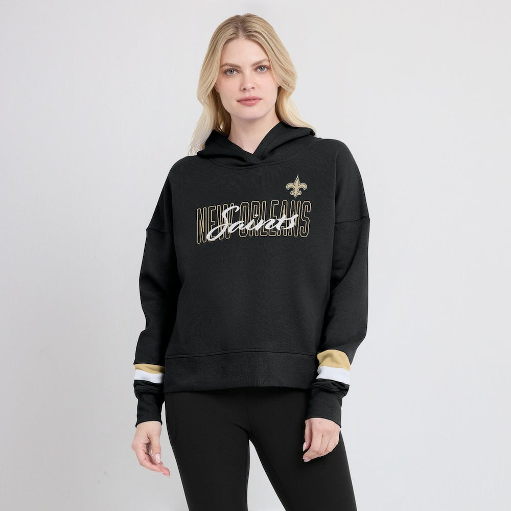 New Orleans Saints Women's Over Under Pullover Hoodie | NFL On sale