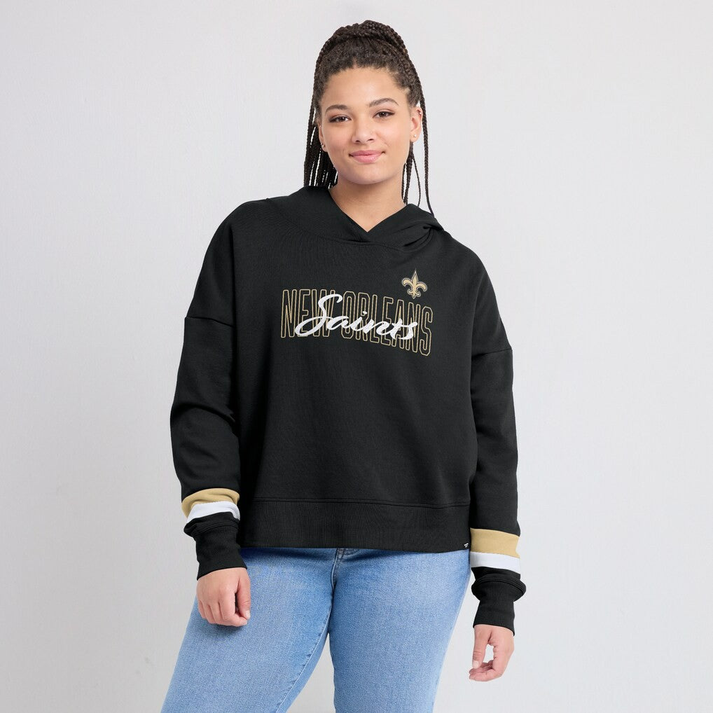 New Orleans Saints Women's Over Under Pullover Hoodie | NFL On sale