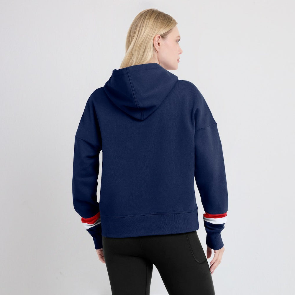 New England Patriots Women's Over Under Pullover Hoodie | NFL On sale
