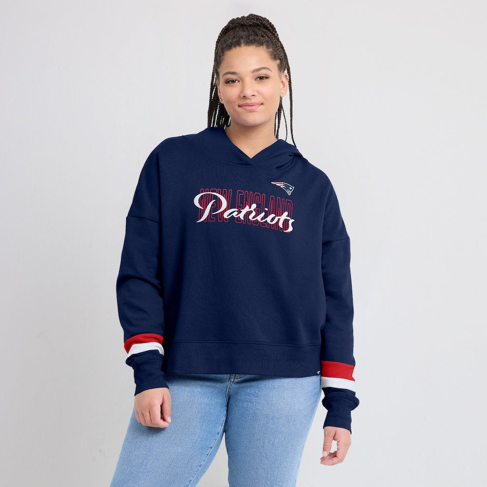 New England Patriots Women's Over Under Pullover Hoodie | NFL On sale
