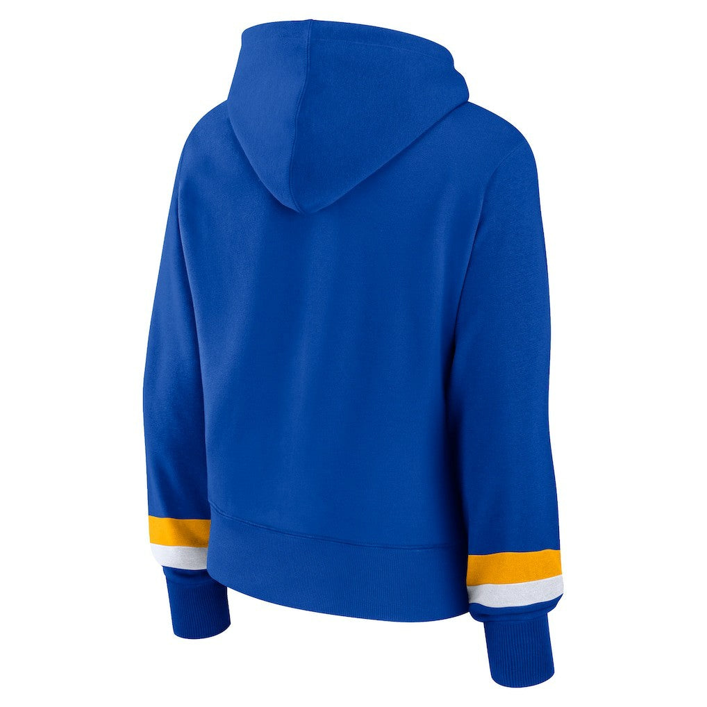 Los Angeles Rams Women's Over Under Pullover Hoodie | NFL On sale