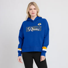 Los Angeles Rams Women's Over Under Pullover Hoodie | NFL On sale