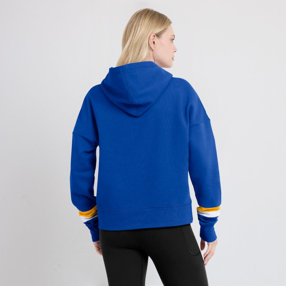 Los Angeles Rams Women's Over Under Pullover Hoodie | NFL On sale