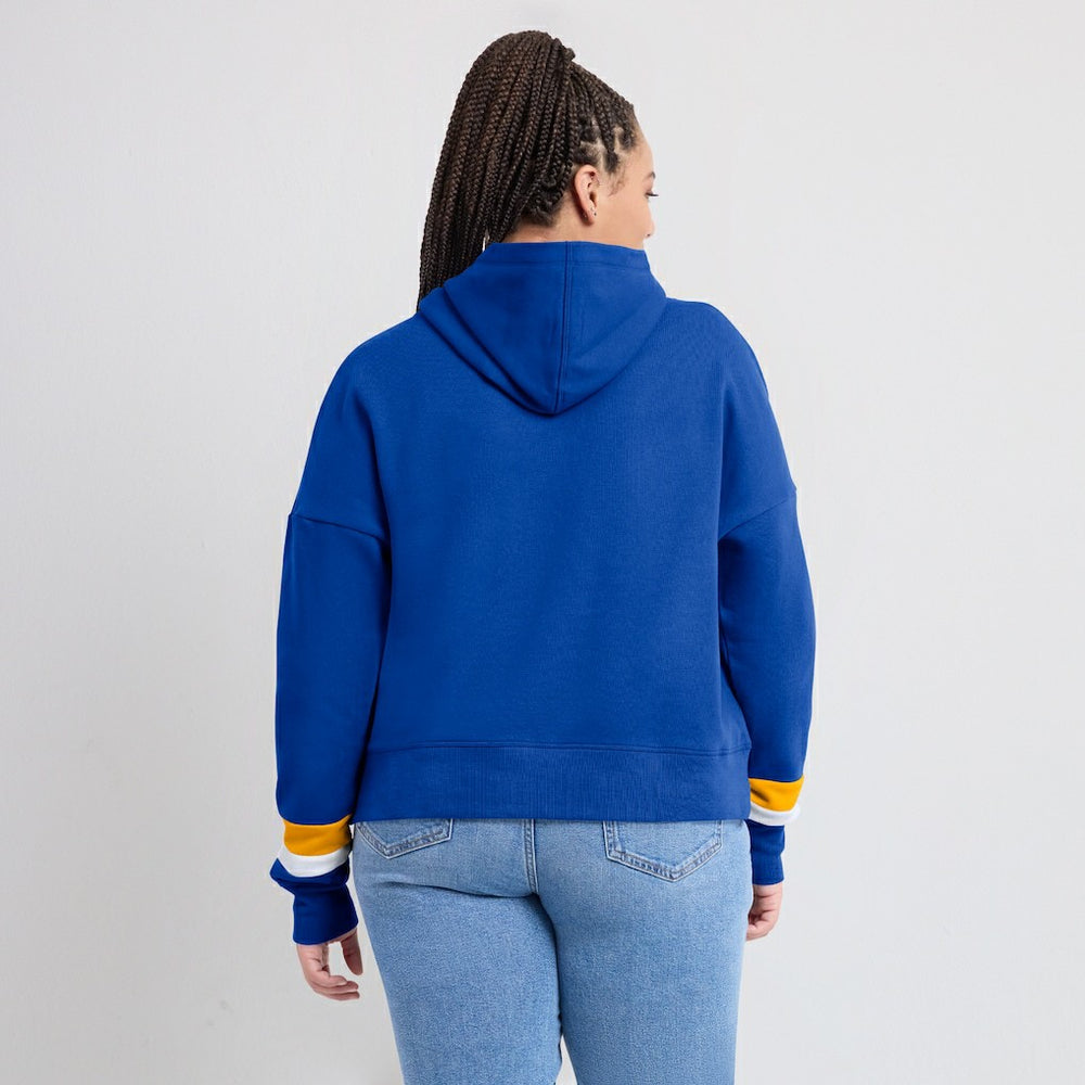 Los Angeles Rams Women's Over Under Pullover Hoodie | NFL On sale