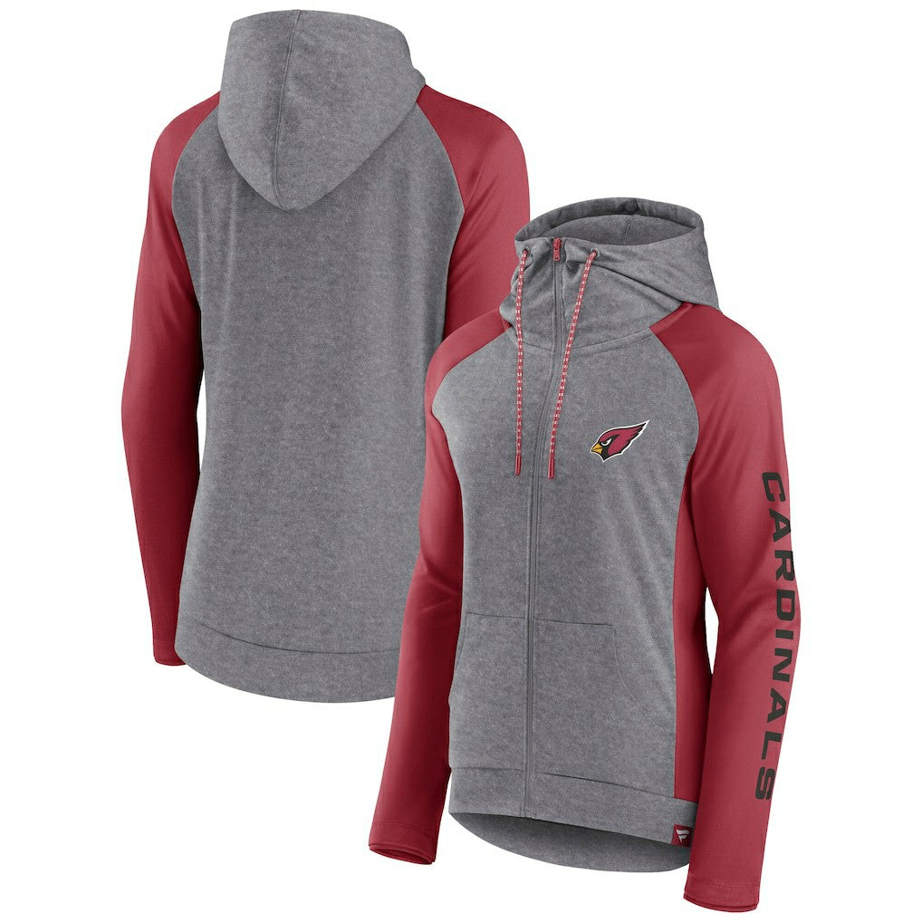 Arizona Cardinals Women's Blind Side Lightweight Full-Zip Hoodie | NFL Hot