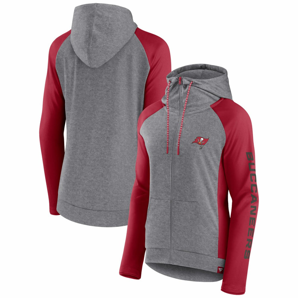 Tampa Bay Buccaneers Women's Blind Side Lightweight Full-Zip Hoodie | NFL Outlet